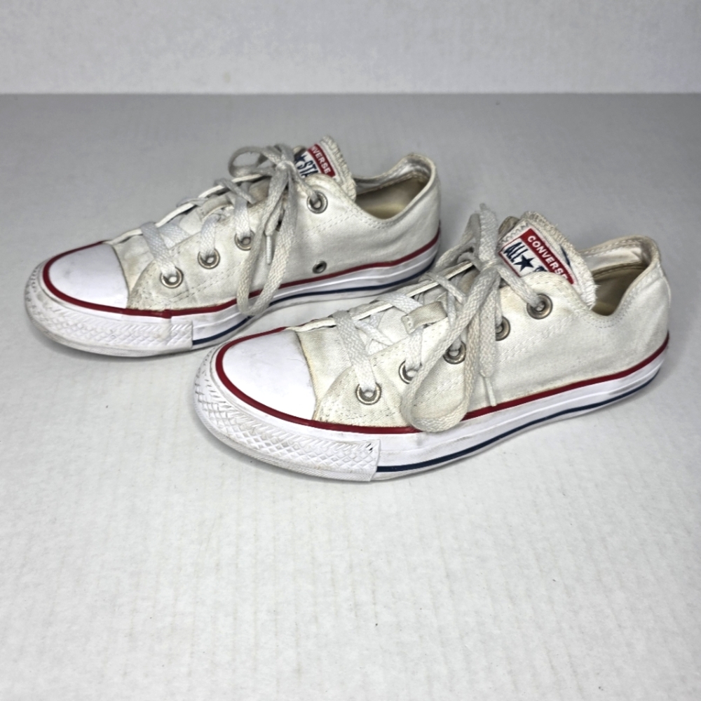CONVERSE All Star White, Low-top Sneakers.  UNISEX
